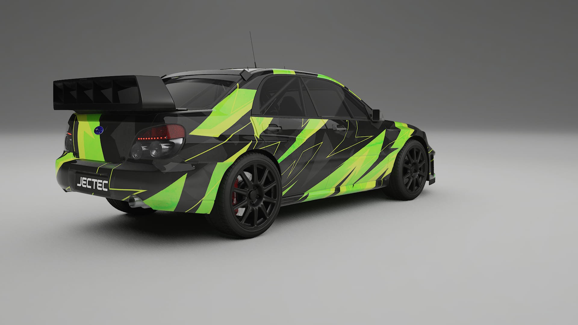 Subaru Impreza WRC GD NINJA TURTLES – Design-Wrap PPF-Kit aus bedruckbarer Polyurethanfolie