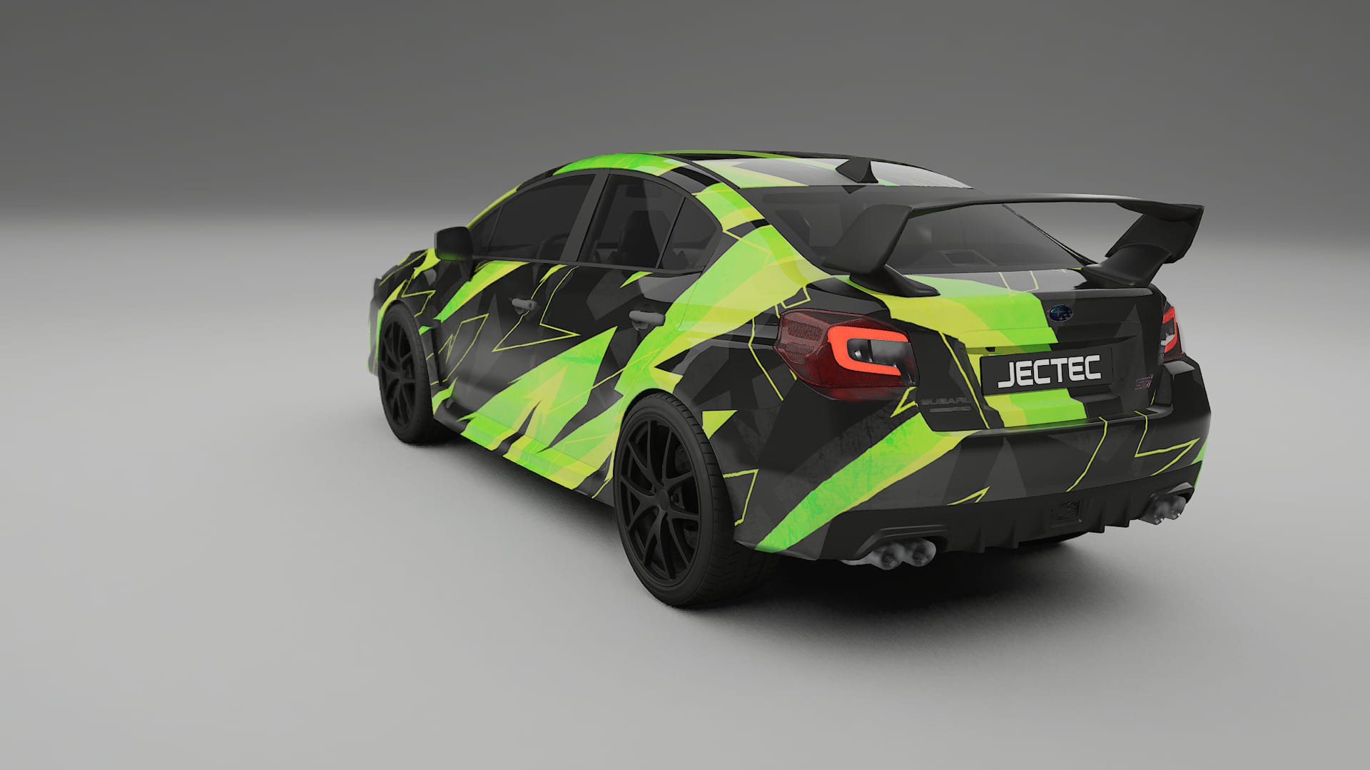 Subaru Impreza WRX Sti VA prefacelift pre-LCI NINJA TURTLES – Design-Wrap PPF-Kit aus bedruckbarer Polyurethanfolie