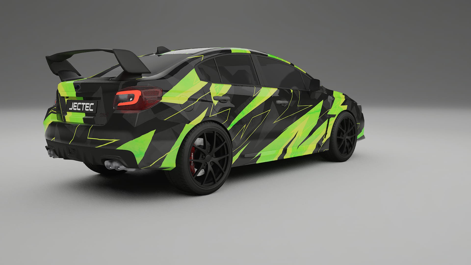Subaru Impreza WRX Sti VA prefacelift pre-LCI NINJA TURTLES – Design-Wrap PPF-Kit aus bedruckbarer Polyurethanfolie