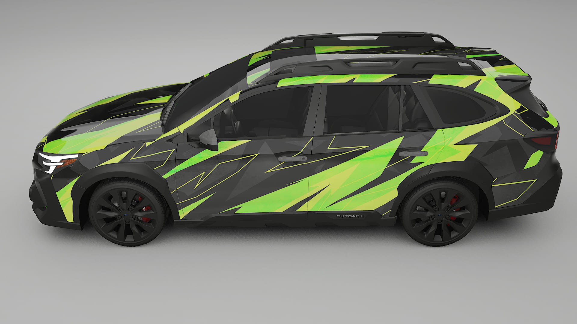 Subaru Outback VI BS facelift LCI NINJA TURTLES – Design-Wrap PPF-Kit aus bedruckbarer Polyurethanfolie