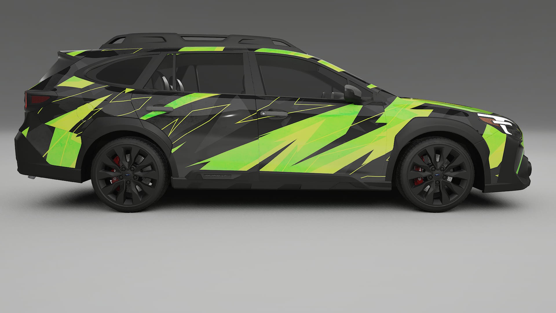 Subaru Outback VI BS facelift LCI NINJA TURTLES – Design-Wrap PPF-Kit aus bedruckbarer Polyurethanfolie