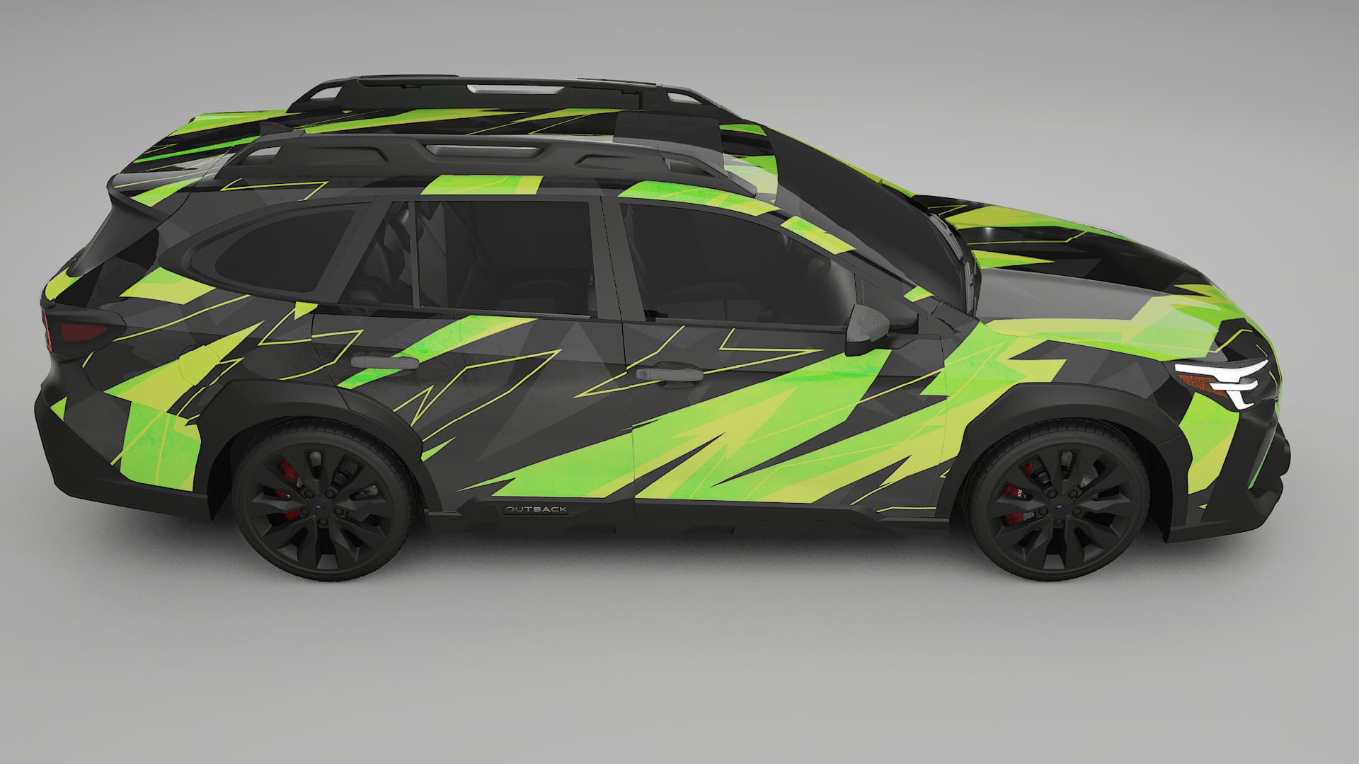 Subaru Outback VI BS facelift LCI NINJA TURTLES – Design-Wrap PPF-Kit aus bedruckbarer Polyurethanfolie