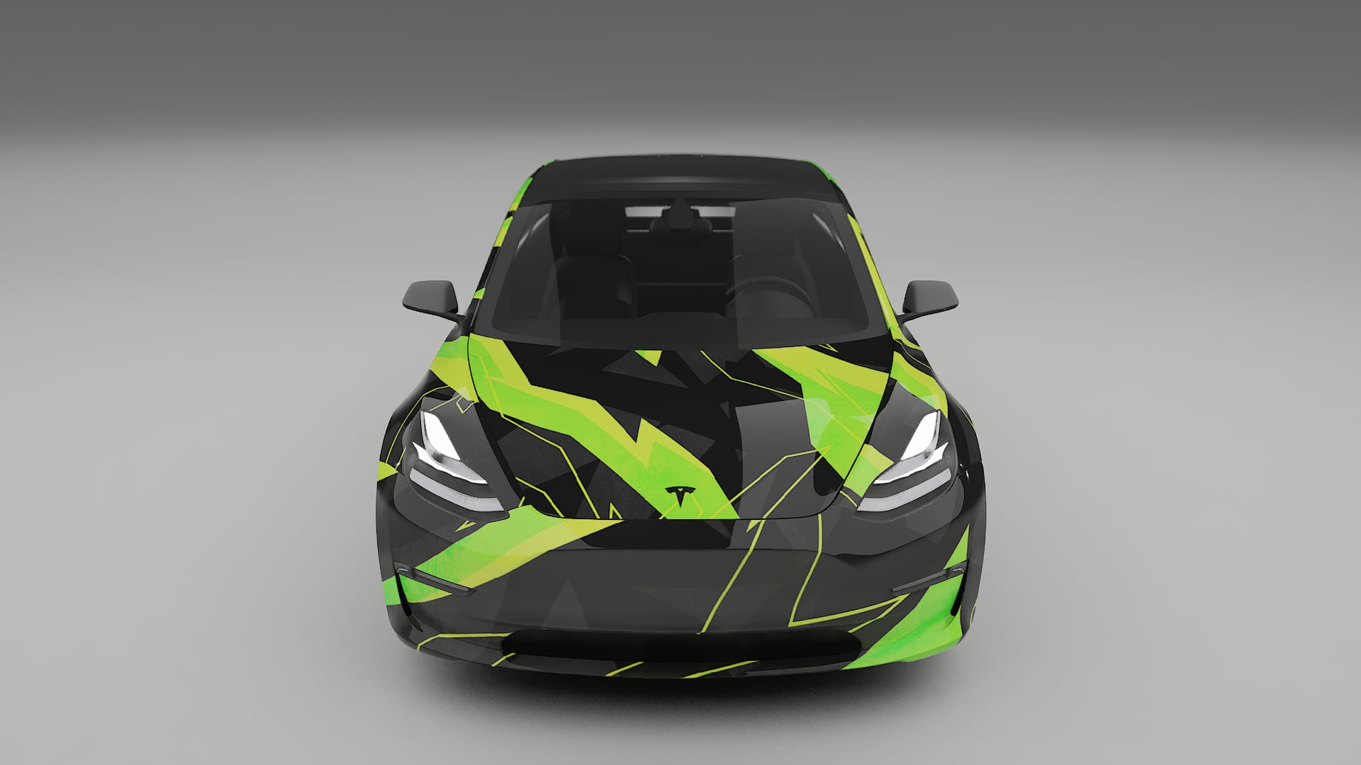 Tesla Model 3 NINJA TURTLES – Design-Wrap PPF-Kit aus bedruckbarer Polyurethanfolie