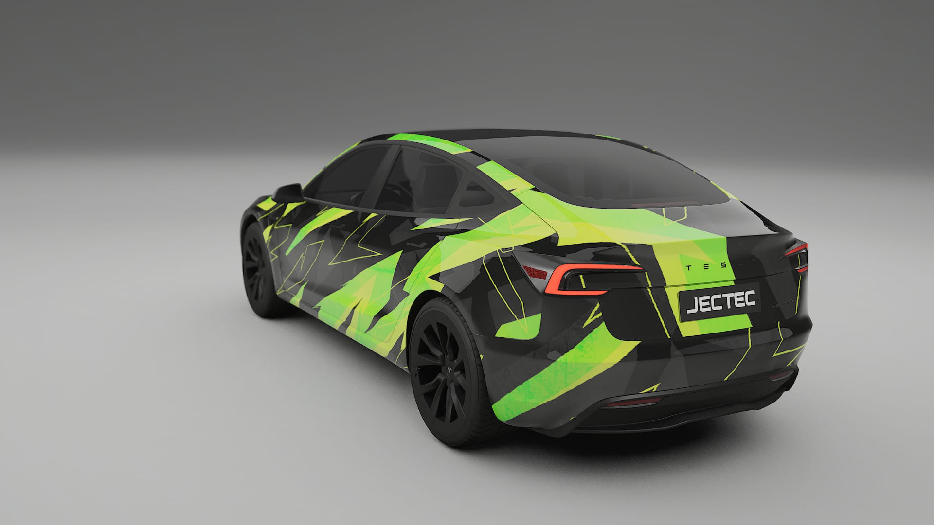 Tesla Model 3 Highland NINJA TURTLES – Design-Wrap PPF-Kit aus bedruckbarer Polyurethanfolie
