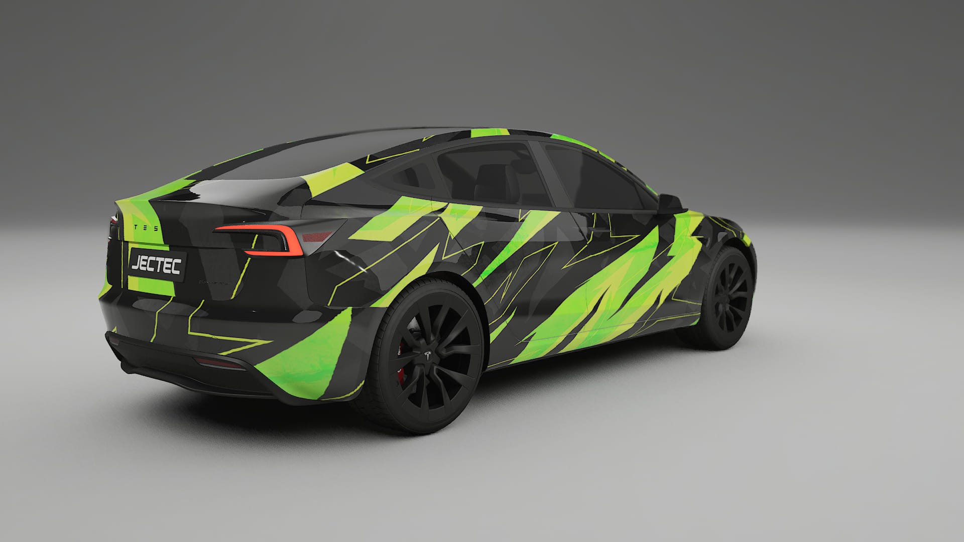Tesla Model 3 Highland NINJA TURTLES – Design-Wrap PPF-Kit aus bedruckbarer Polyurethanfolie