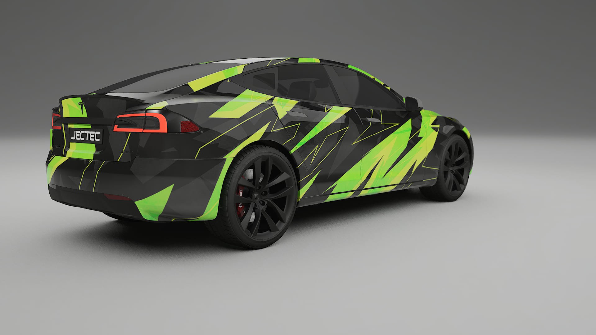 Tesla Model-S Refresh NINJA TURTLES – Design-Wrap PPF-Kit aus bedruckbarer Polyurethanfolie