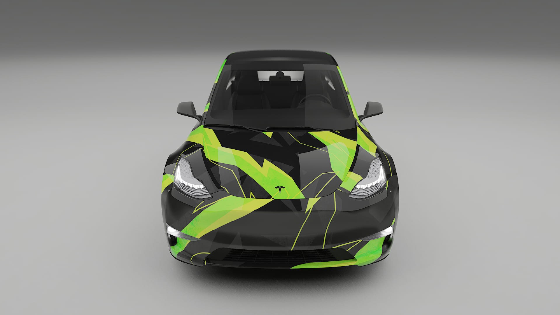 Tesla Model Y NINJA TURTLES – Design-Wrap PPF-Kit aus bedruckbarer Polyurethanfolie