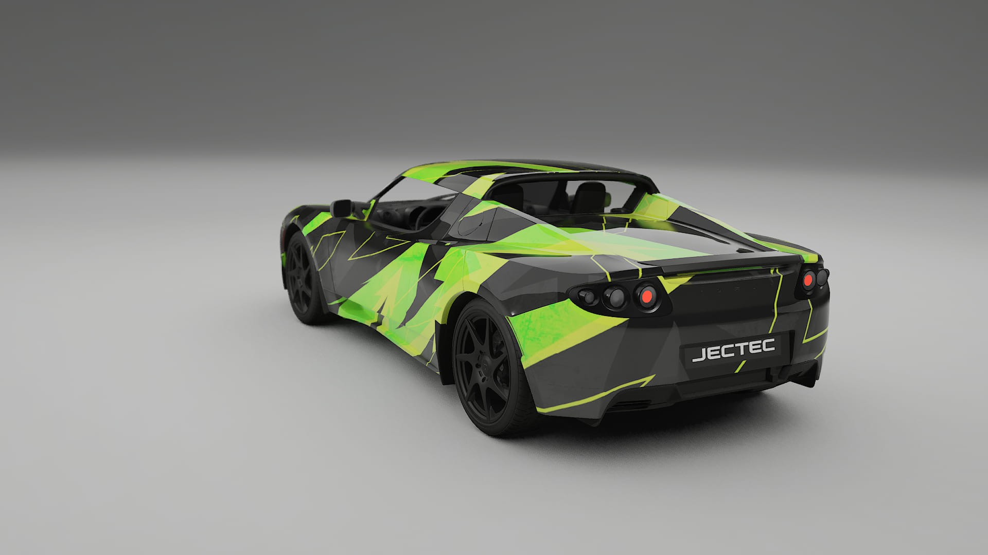 Tesla Roadster 2.5 NINJA TURTLES – Design-Wrap PPF-Kit aus bedruckbarer Polyurethanfolie