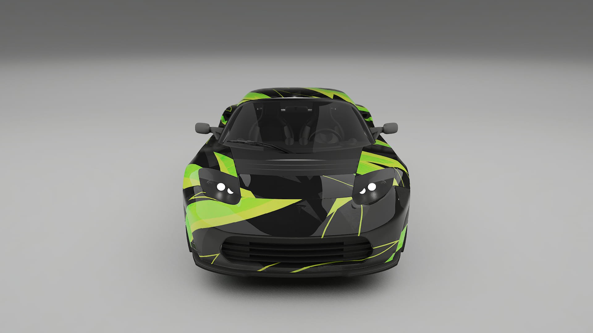 Tesla Roadster 2.5 NINJA TURTLES – Design-Wrap PPF-Kit aus bedruckbarer Polyurethanfolie