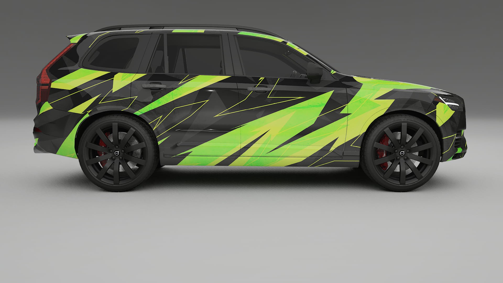 Volvo XC90 SPA NINJA TURTLES – Design-Wrap PPF-Kit aus bedruckbarer Polyurethanfolie