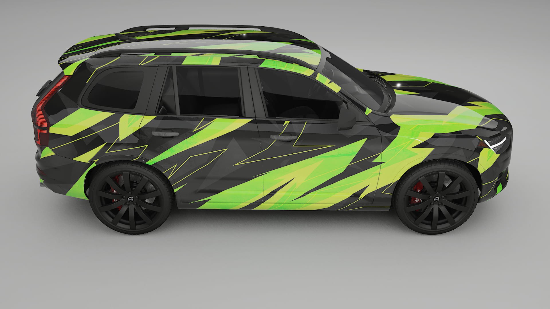 Volvo XC90 SPA NINJA TURTLES – Design-Wrap PPF-Kit aus bedruckbarer Polyurethanfolie