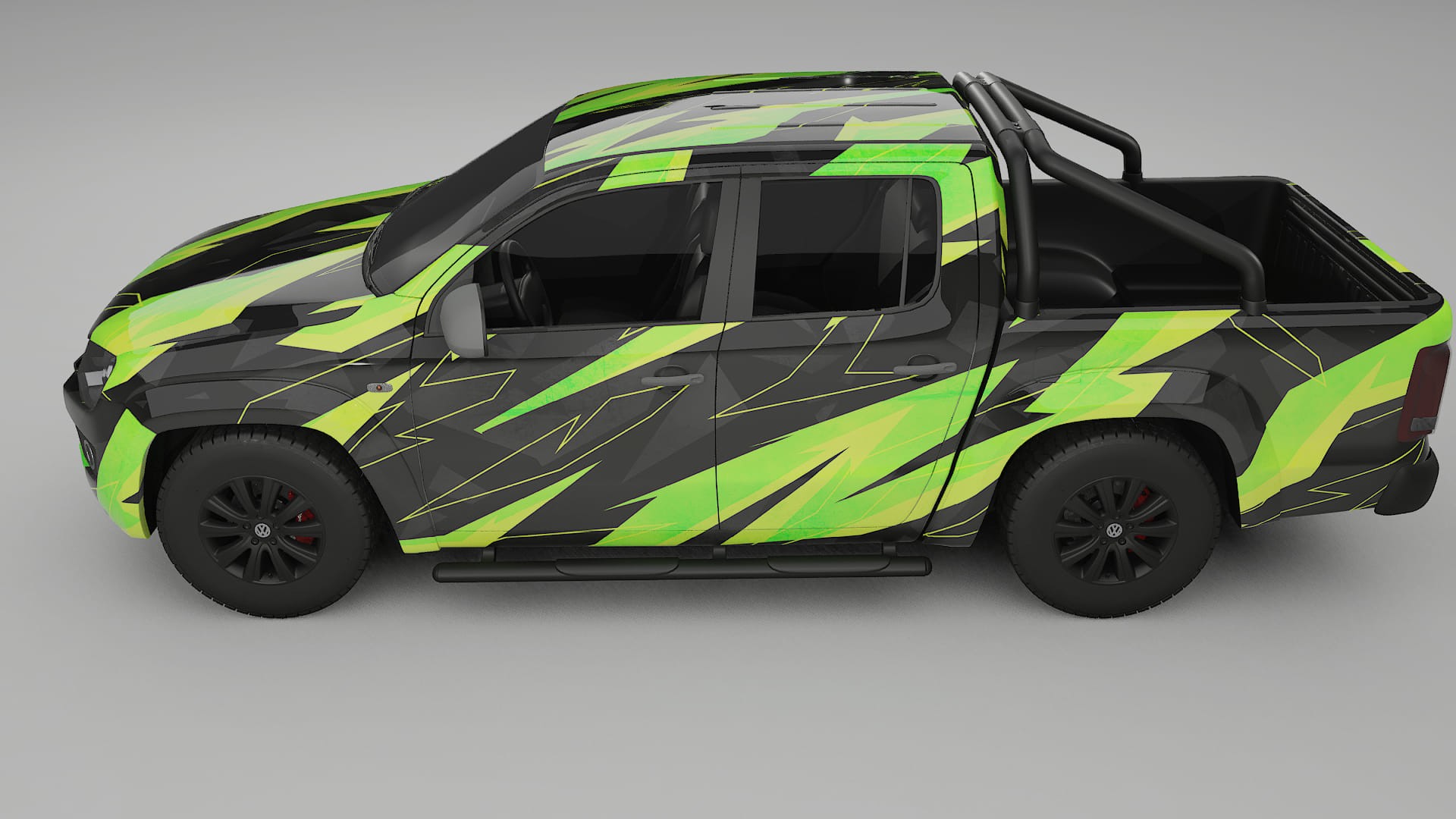 VW Amarok 2H NINJA TURTLES – Design-Wrap PPF-Kit aus bedruckbarer Polyurethanfolie