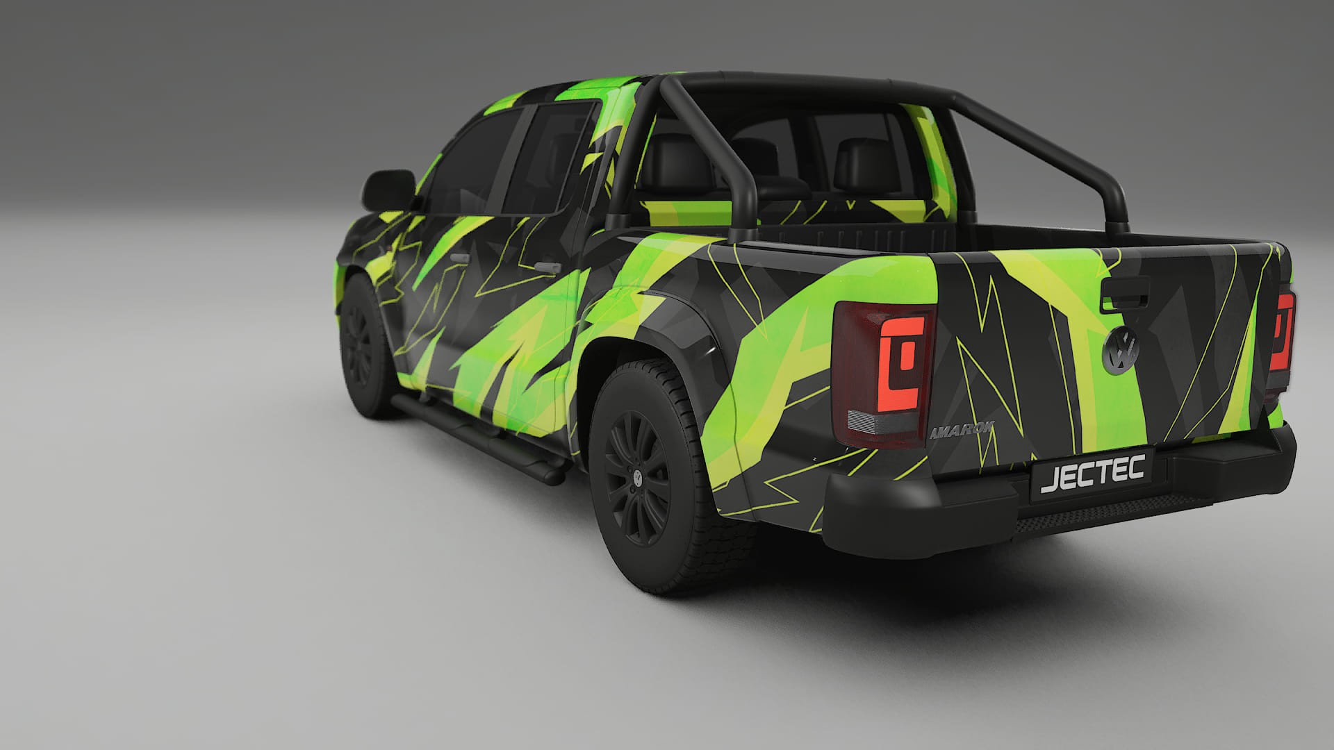 VW Amarok 2H NINJA TURTLES – Design-Wrap PPF-Kit aus bedruckbarer Polyurethanfolie