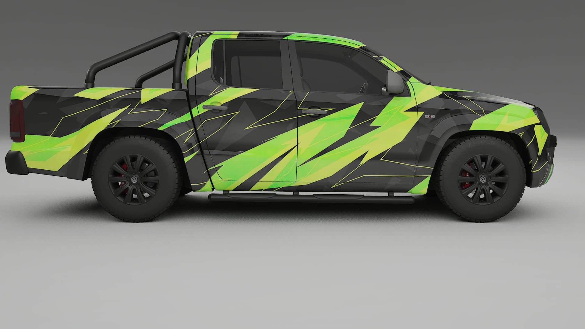 VW Amarok 2H NINJA TURTLES – Design-Wrap PPF-Kit aus bedruckbarer Polyurethanfolie