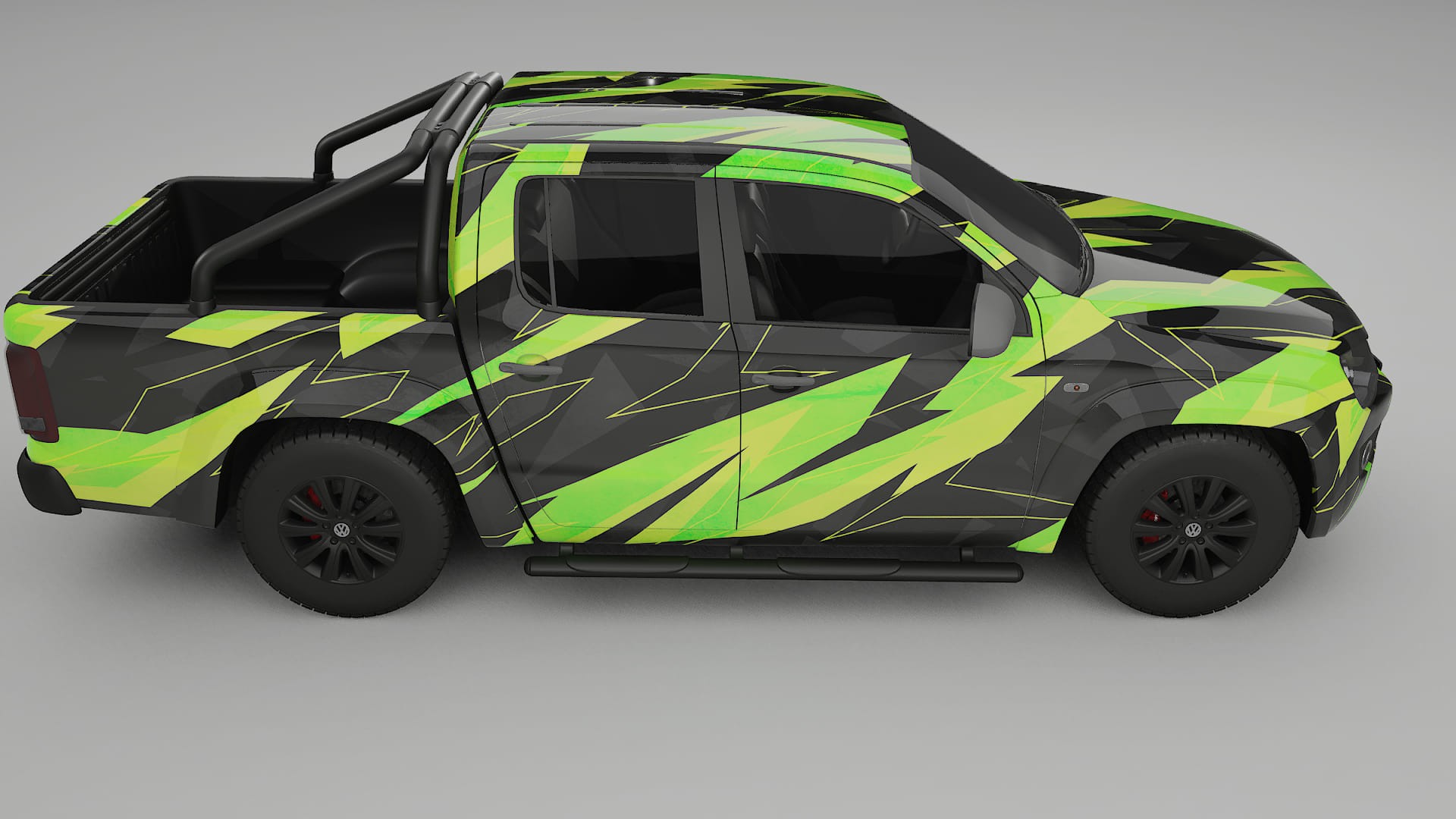 VW Amarok 2H NINJA TURTLES – Design-Wrap PPF-Kit aus bedruckbarer Polyurethanfolie