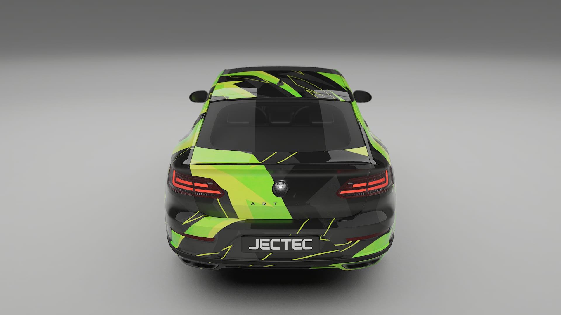 VW Arteon R 3H prefacelift pre-LCI NINJA TURTLES – Design-Wrap PPF-Kit aus bedruckbarer Polyurethanfolie