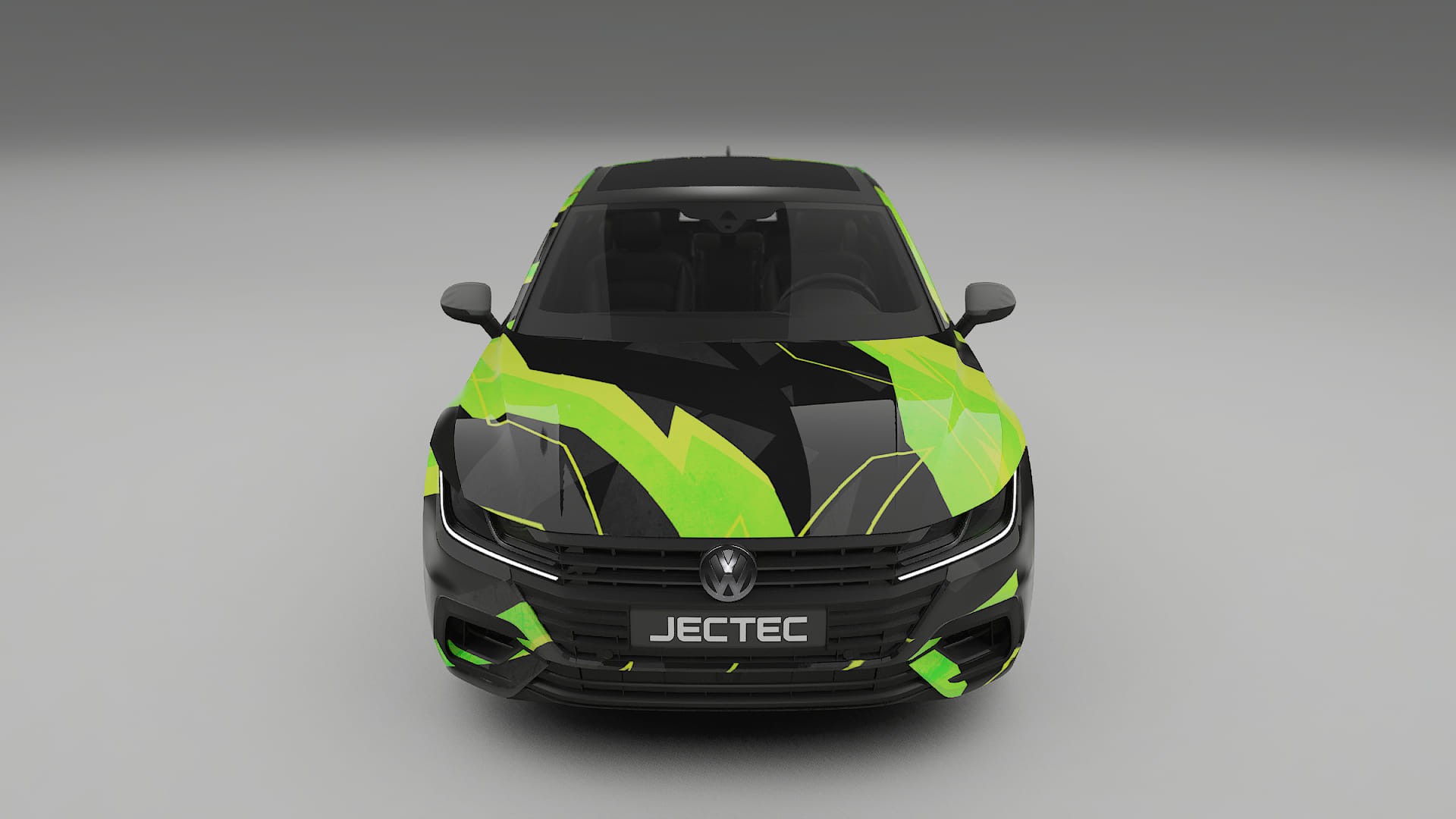 VW Arteon R 3H prefacelift pre-LCI NINJA TURTLES – Design-Wrap PPF-Kit aus bedruckbarer Polyurethanfolie