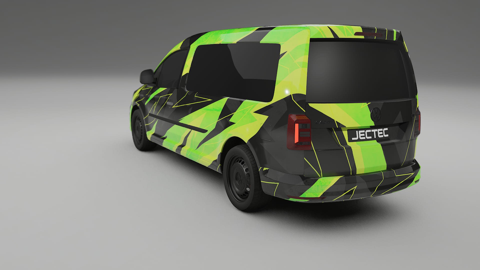 VW Caddy Maxi SB NINJA TURTLES – Design-Wrap PPF-Kit aus bedruckbarer Polyurethanfolie