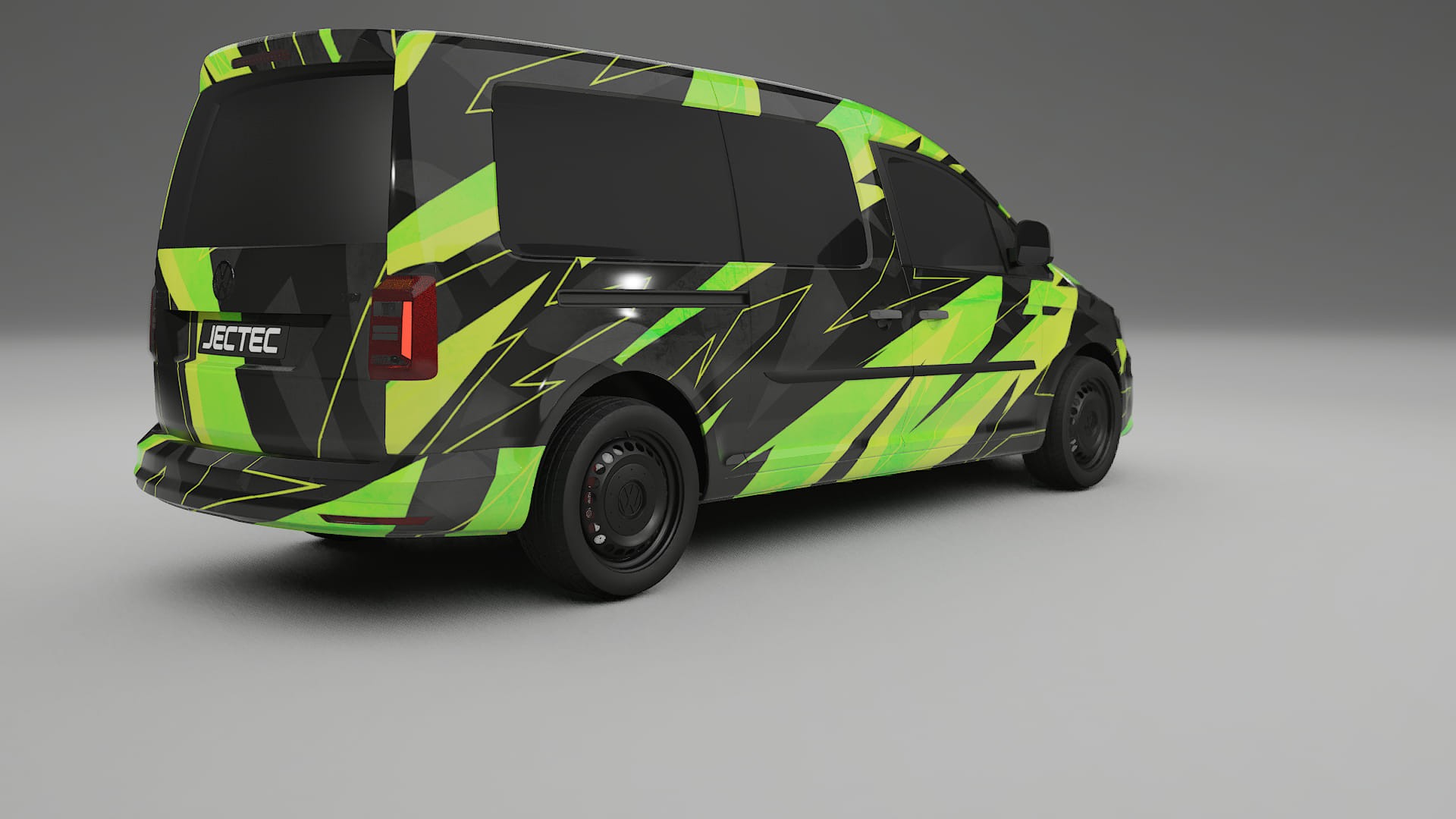 VW Caddy Maxi SB NINJA TURTLES – Design-Wrap PPF-Kit aus bedruckbarer Polyurethanfolie