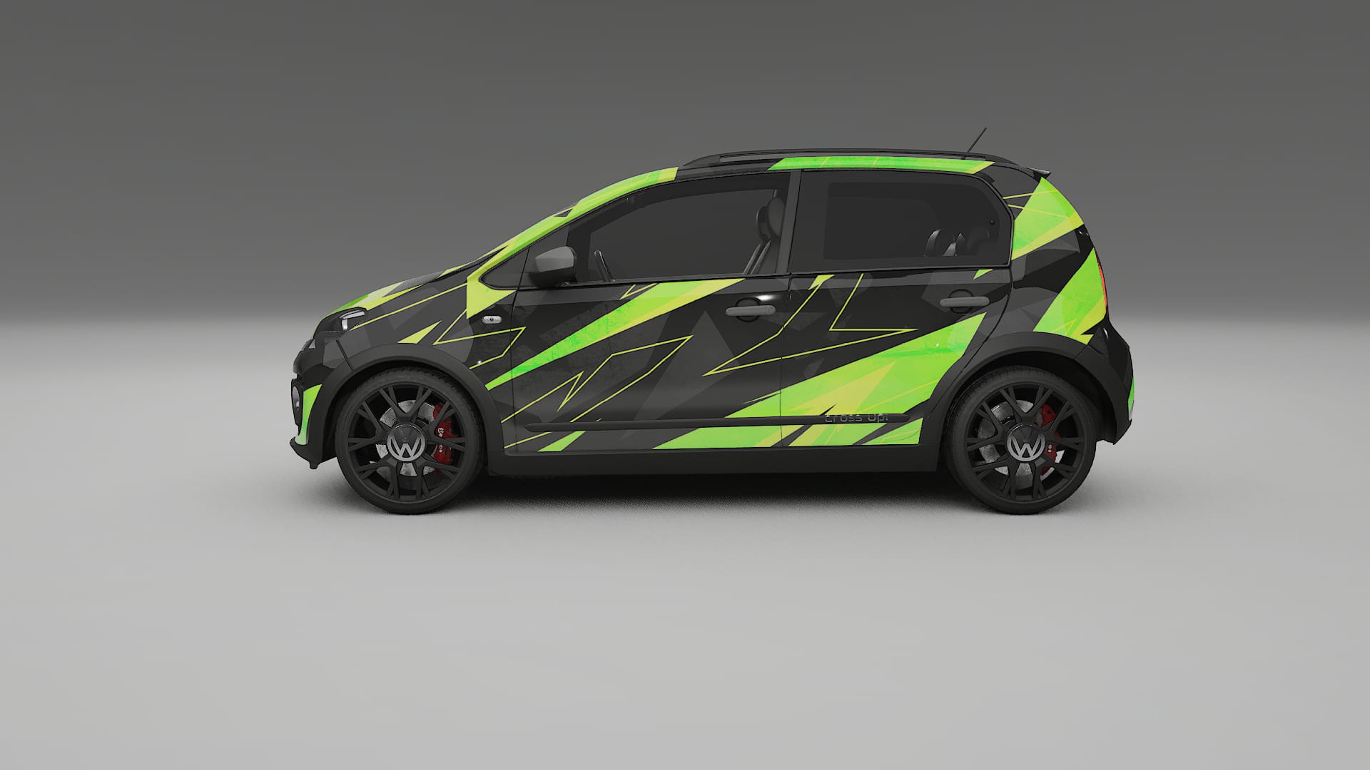 VW Cross Up NINJA TURTLES – Design-Wrap PPF-Kit aus bedruckbarer Polyurethanfolie