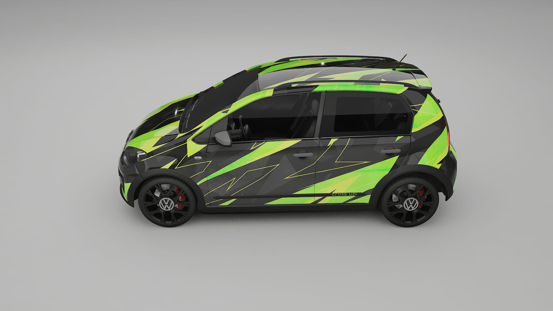 VW Cross Up NINJA TURTLES – Design-Wrap PPF-Kit aus bedruckbarer Polyurethanfolie