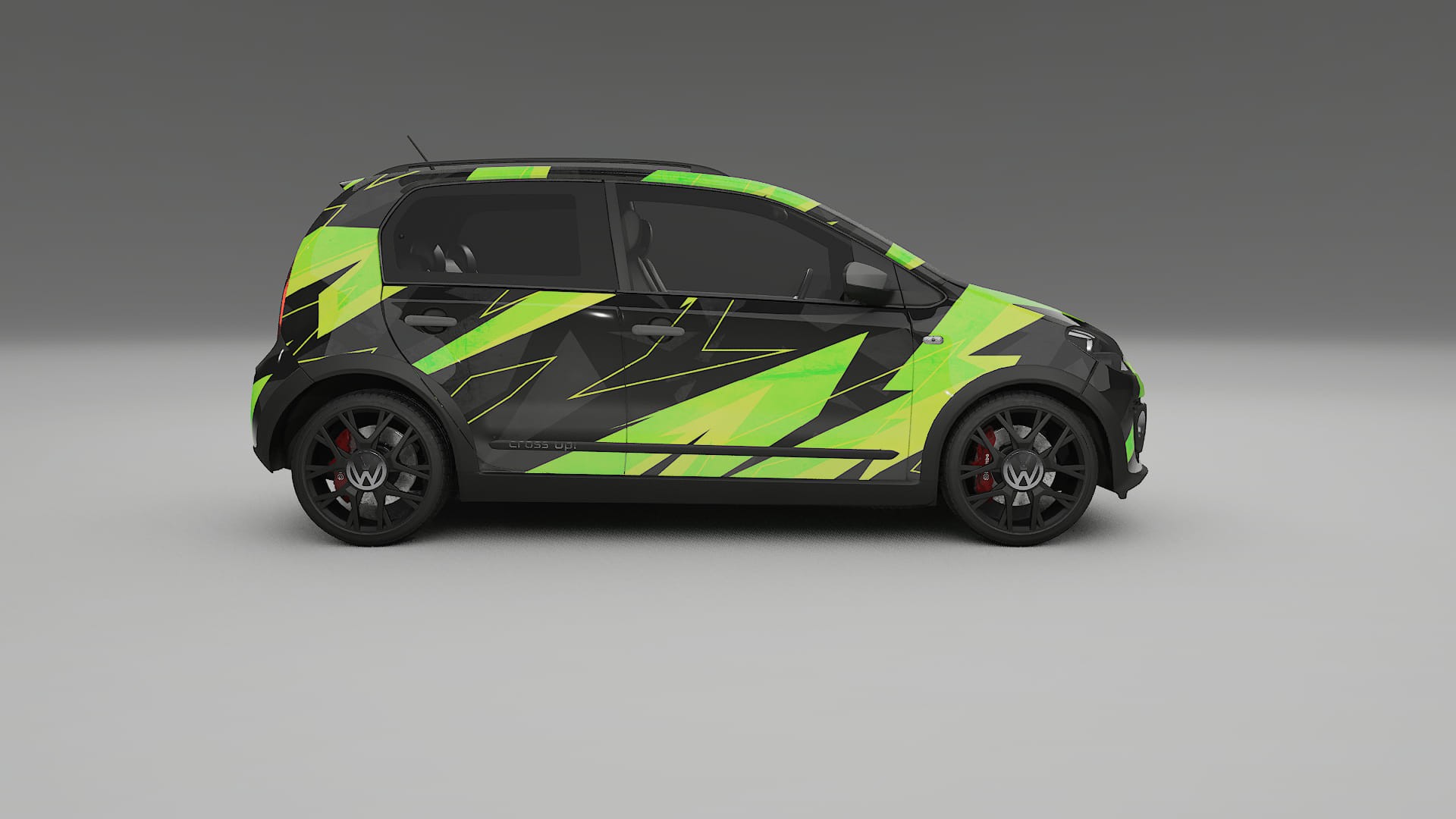VW Cross Up NINJA TURTLES – Design-Wrap PPF-Kit aus bedruckbarer Polyurethanfolie