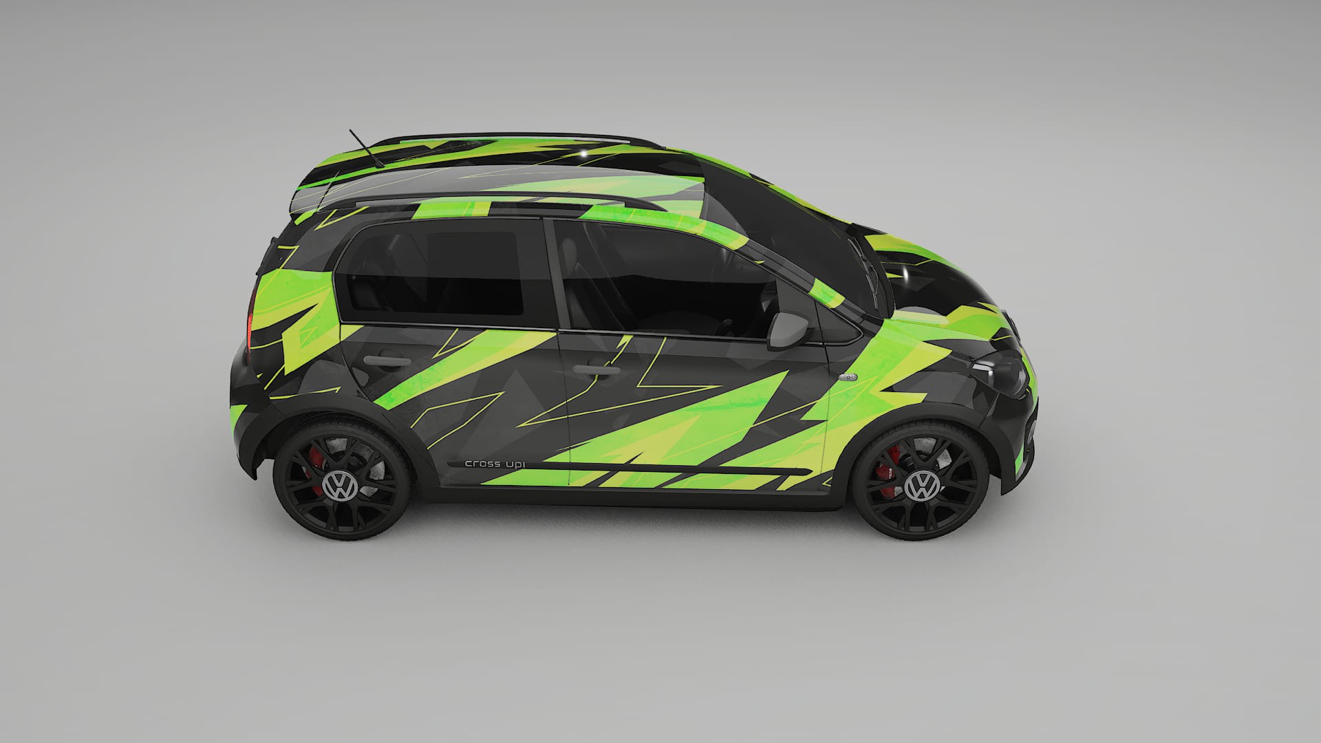 VW Cross Up NINJA TURTLES – Design-Wrap PPF-Kit aus bedruckbarer Polyurethanfolie