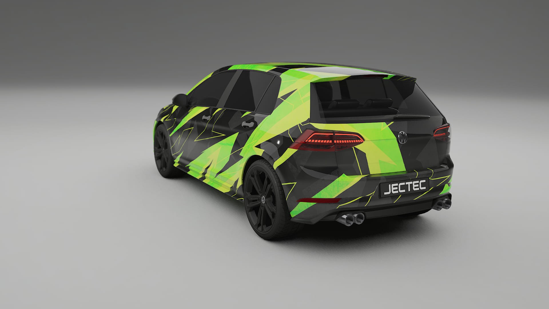 VW Golf Mk7 NINJA TURTLES – Design-Wrap PPF-Kit aus bedruckbarer Polyurethanfolie