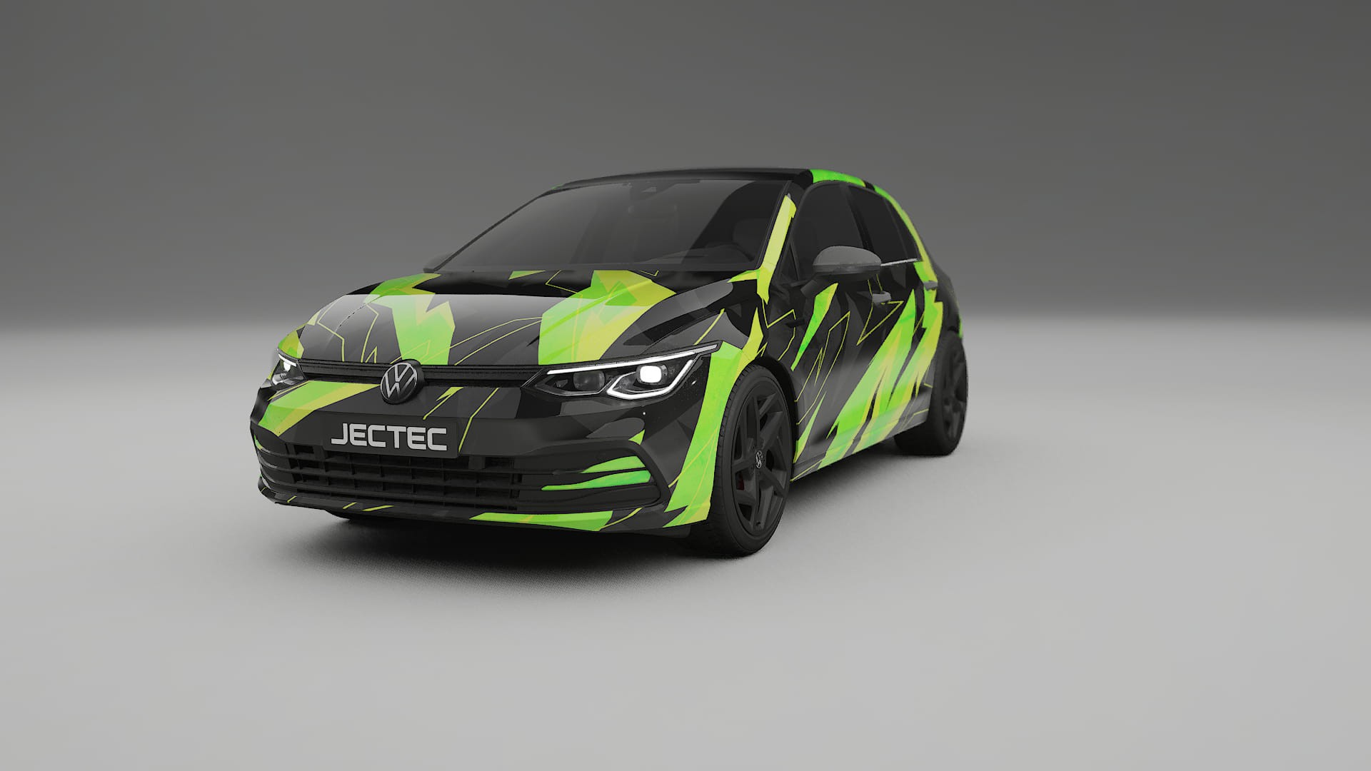 VW Golf Mk8 NINJA TURTLES – Design-Wrap PPF-Kit aus bedruckbarer Polyurethanfolie