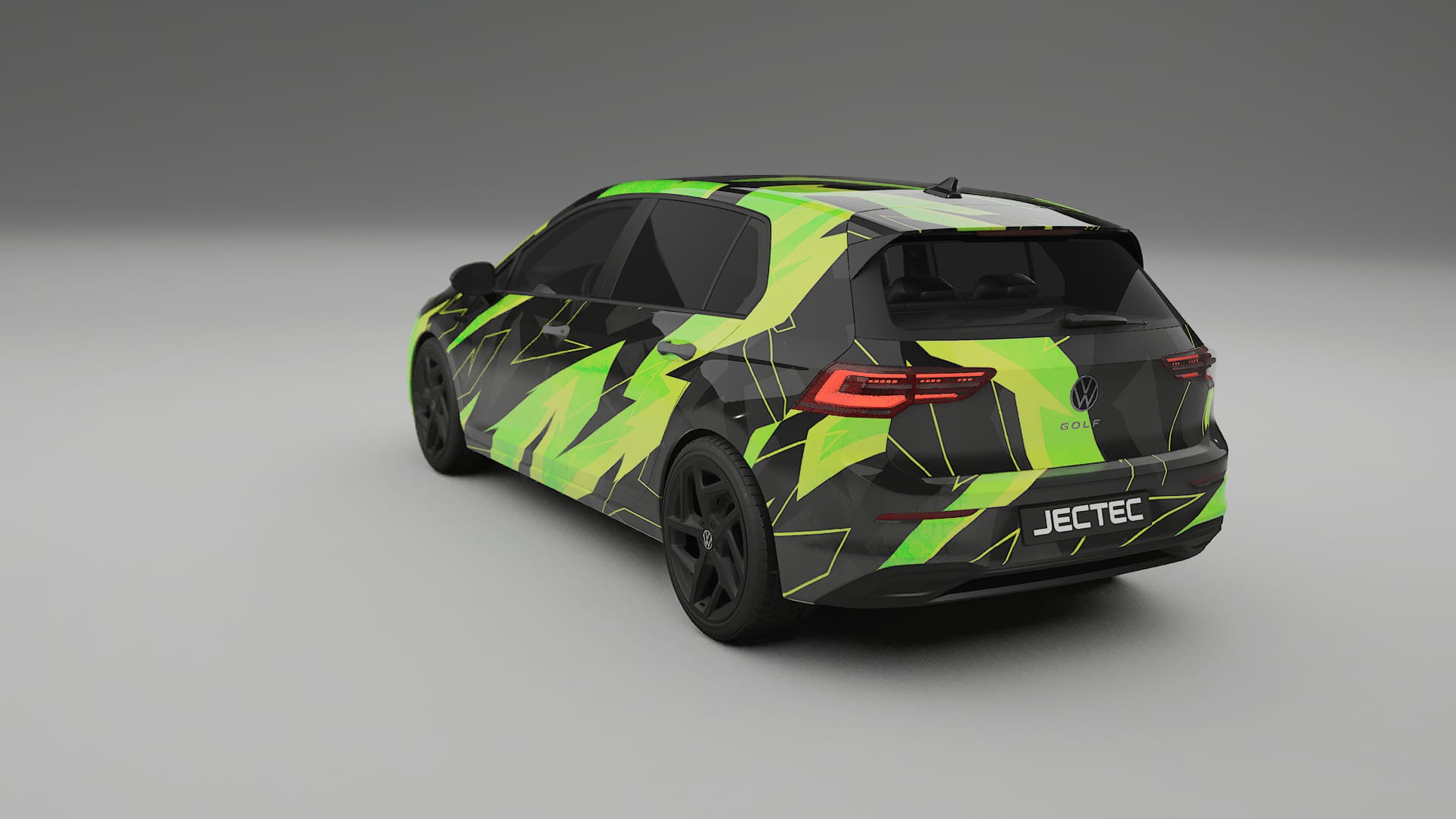 VW Golf Mk8 NINJA TURTLES – Design-Wrap PPF-Kit aus bedruckbarer Polyurethanfolie