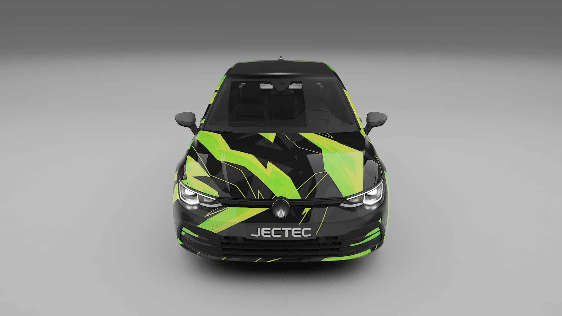 VW Golf Mk8 NINJA TURTLES – Design-Wrap PPF-Kit aus bedruckbarer Polyurethanfolie