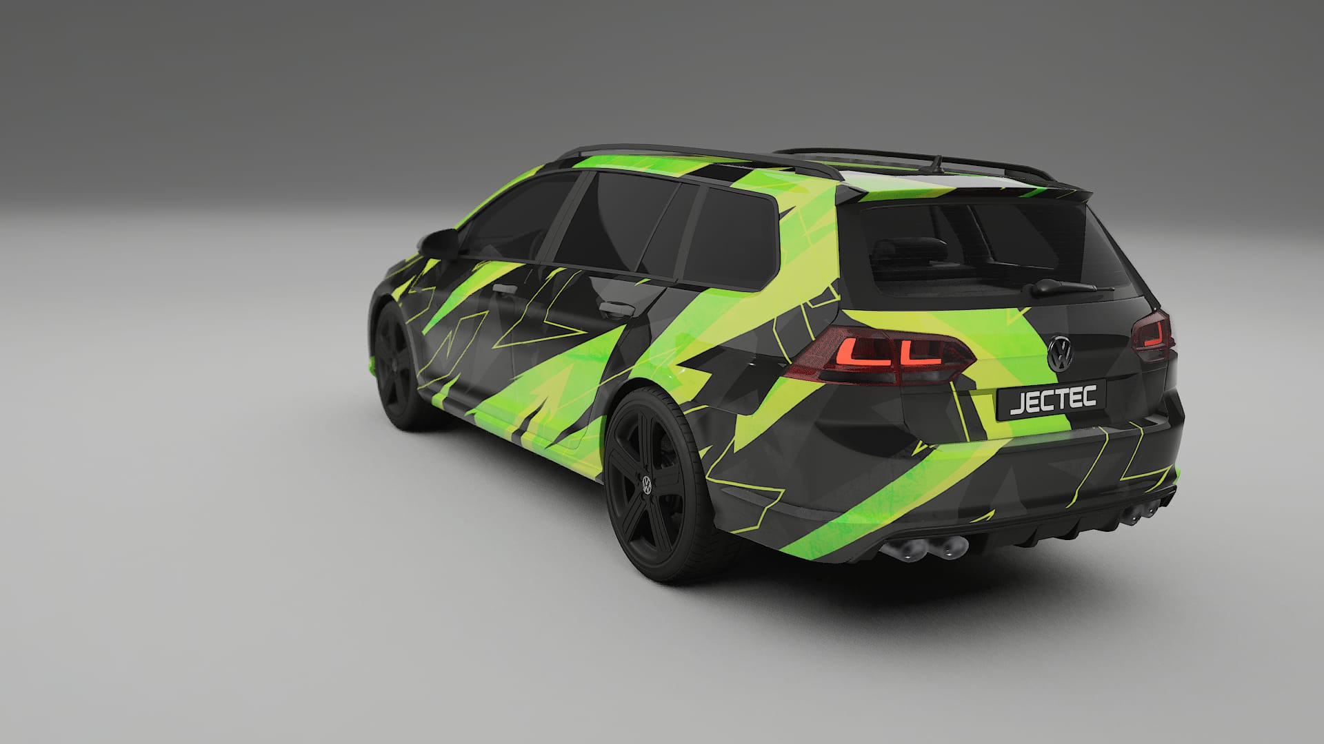 VW Golf Variant Mk7 NINJA TURTLES – Design-Wrap PPF-Kit aus bedruckbarer Polyurethanfolie