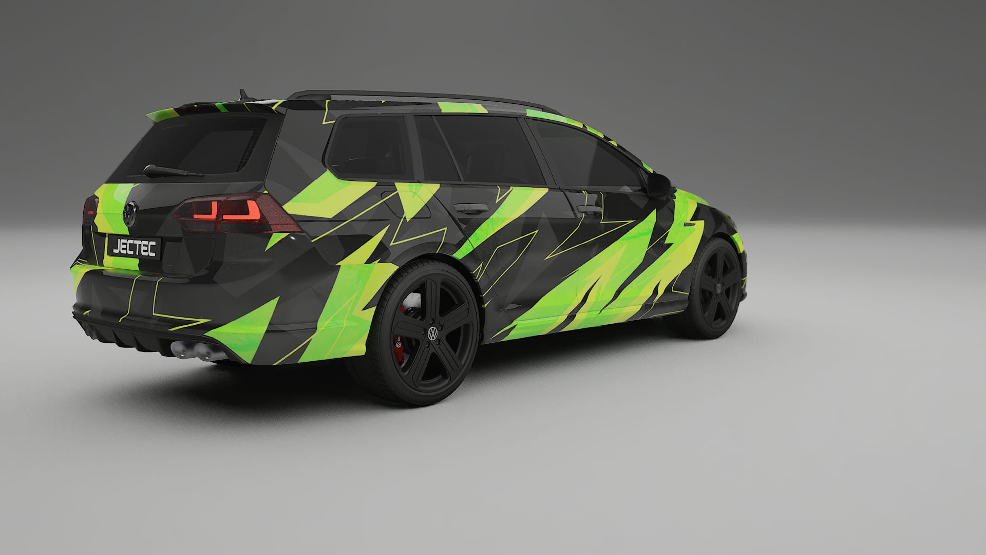 VW Golf Variant Mk7 NINJA TURTLES – Design-Wrap PPF-Kit aus bedruckbarer Polyurethanfolie