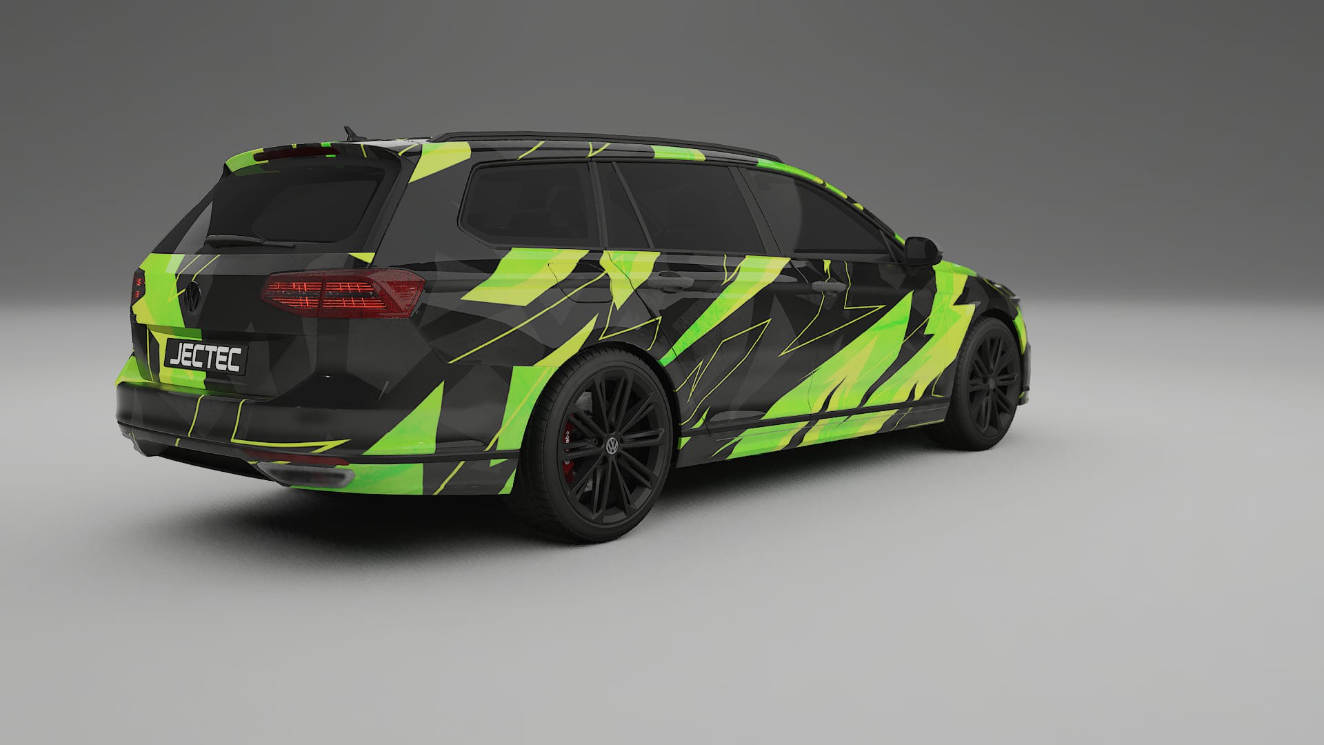 VW Passat VariantR B8 NINJA TURTLES – Design-Wrap PPF-Kit aus bedruckbarer Polyurethanfolie