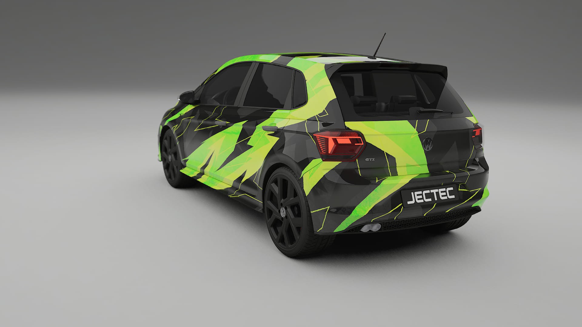 VW Polo GTI VI NINJA TURTLES – Design-Wrap PPF-Kit aus bedruckbarer Polyurethanfolie