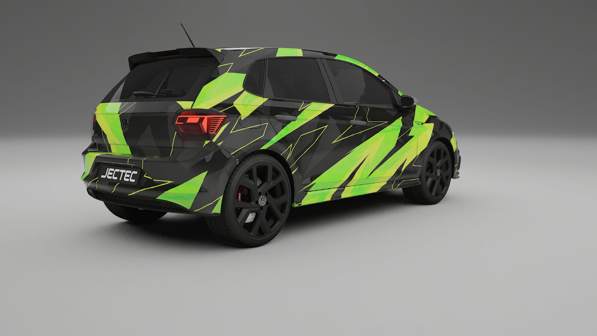 VW Polo GTI VI NINJA TURTLES – Design-Wrap PPF-Kit aus bedruckbarer Polyurethanfolie