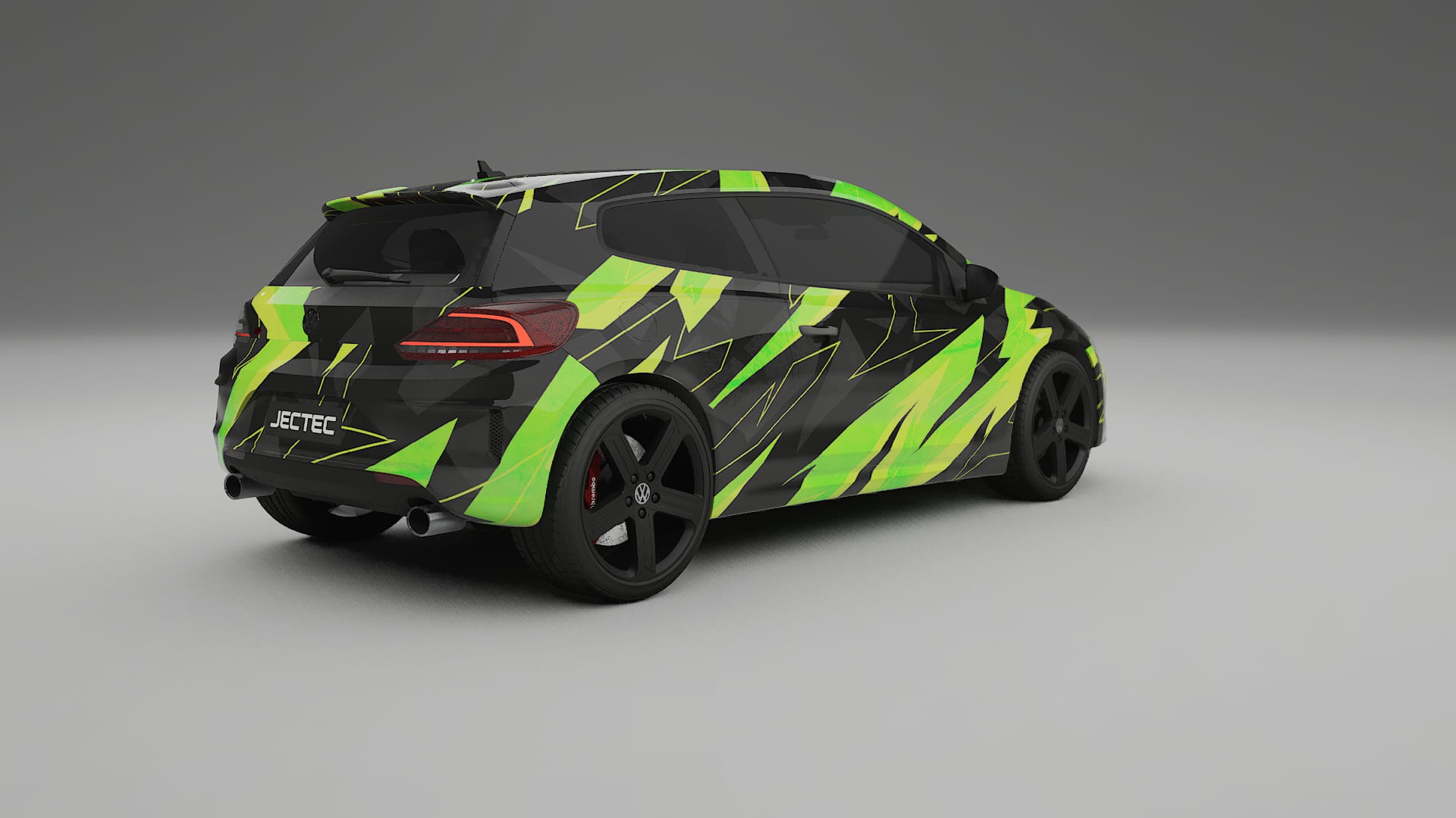 VW Scirocco R III NINJA TURTLES – Design-Wrap PPF-Kit aus bedruckbarer Polyurethanfolie