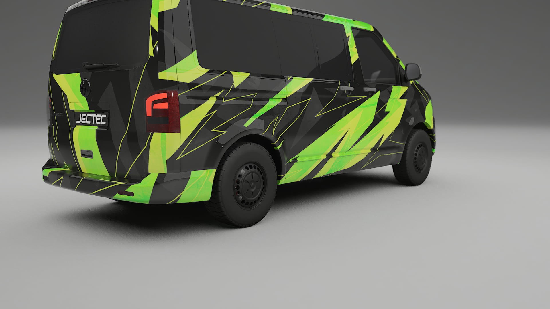 VW Transporter T5 Caravelle NINJA TURTLES – Design-Wrap PPF-Kit aus bedruckbarer Polyurethanfolie