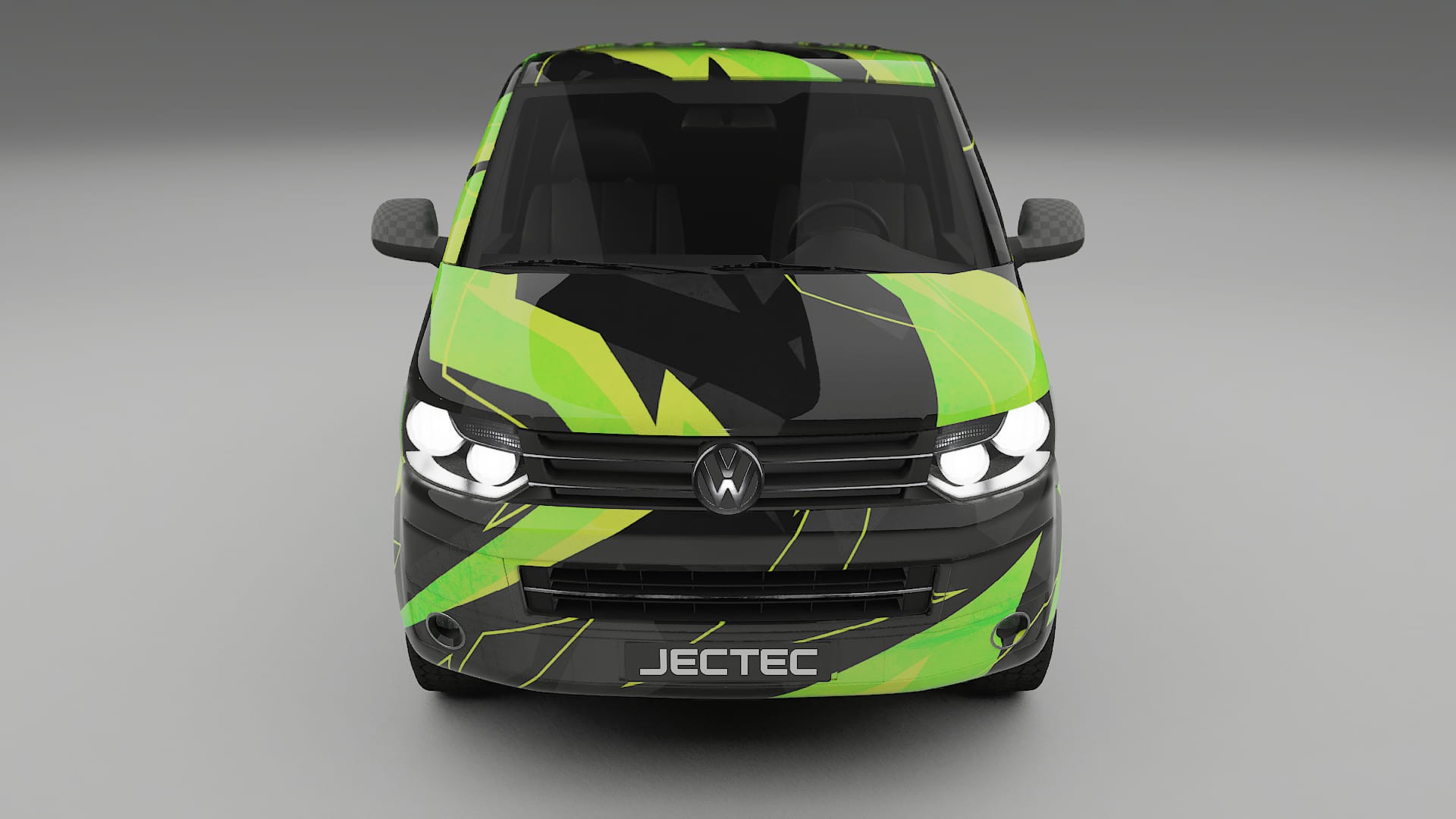 VW Transporter T5 Caravelle NINJA TURTLES – Design-Wrap PPF-Kit aus bedruckbarer Polyurethanfolie