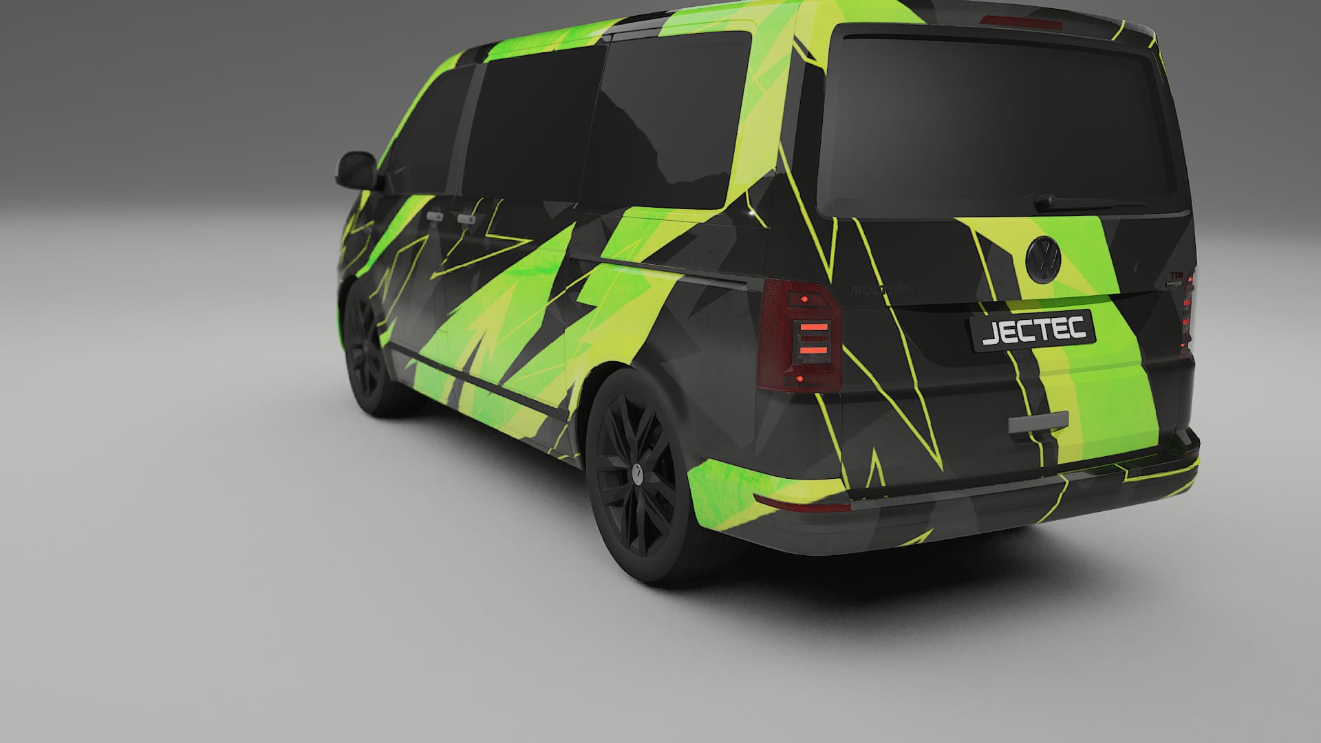 VW Transporter T6 Multivan NINJA TURTLES – Design-Wrap PPF-Kit aus bedruckbarer Polyurethanfolie