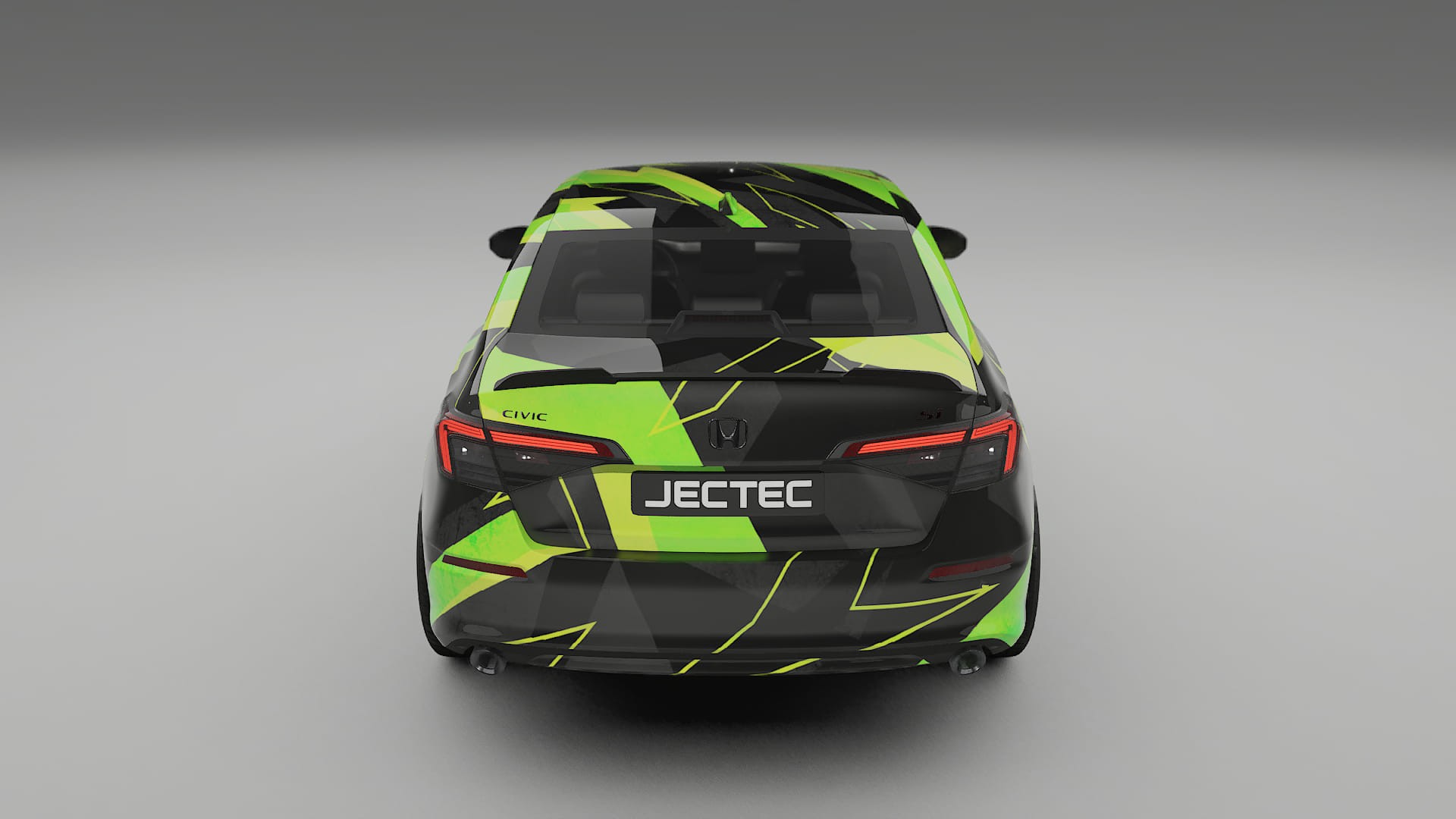 Honda Civic Si NINJA TURTLES – Design-Wrap PPF-Kit aus bedruckbarer Polyurethanfolie