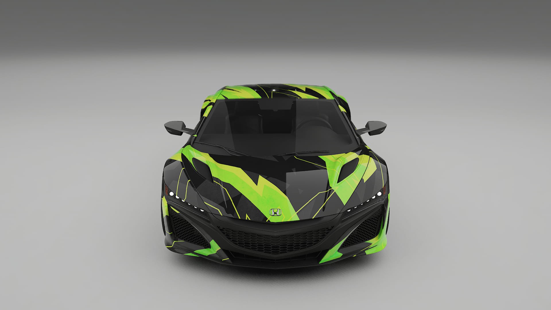 Honda NSX prefacelift pre-LCI NINJA TURTLES – Design-Wrap PPF-Kit aus bedruckbarer Polyurethanfolie