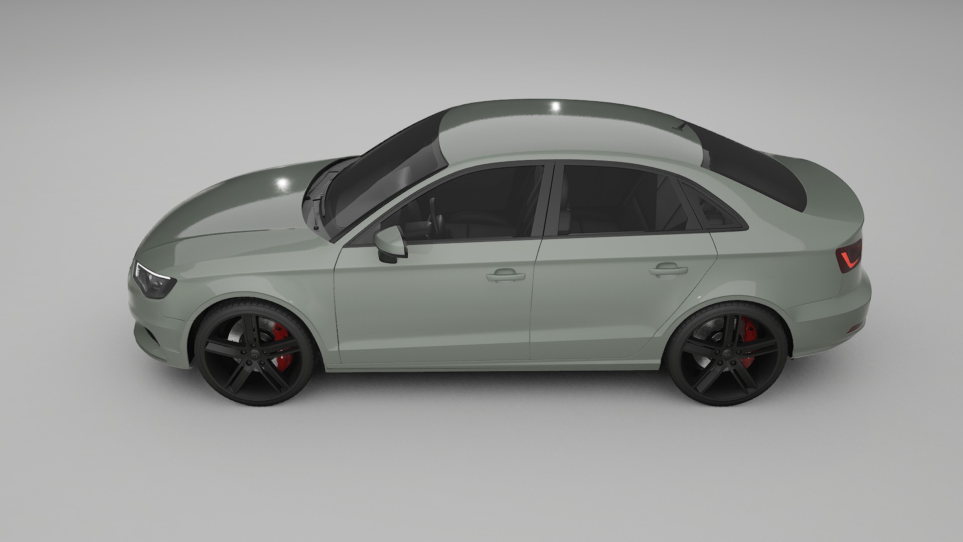Audi A3 8V sedan prefacelift pre LCI TPU Lackschutzfolie | SLATE Farbwechsel PPF – Komplett-Vorgeschnittener Kit