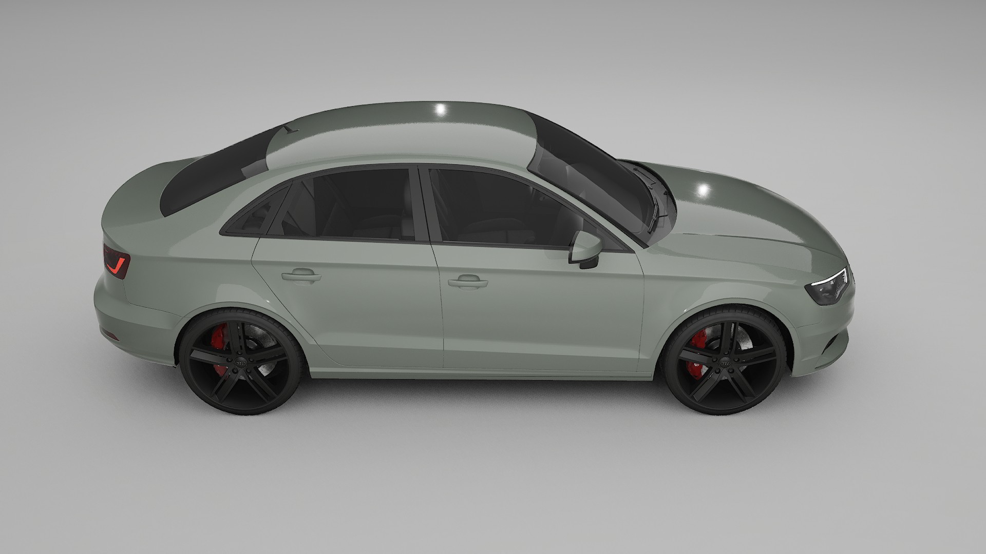 Audi A3 8V sedan prefacelift pre LCI TPU Lackschutzfolie | SLATE Farbwechsel PPF – Komplett-Vorgeschnittener Kit