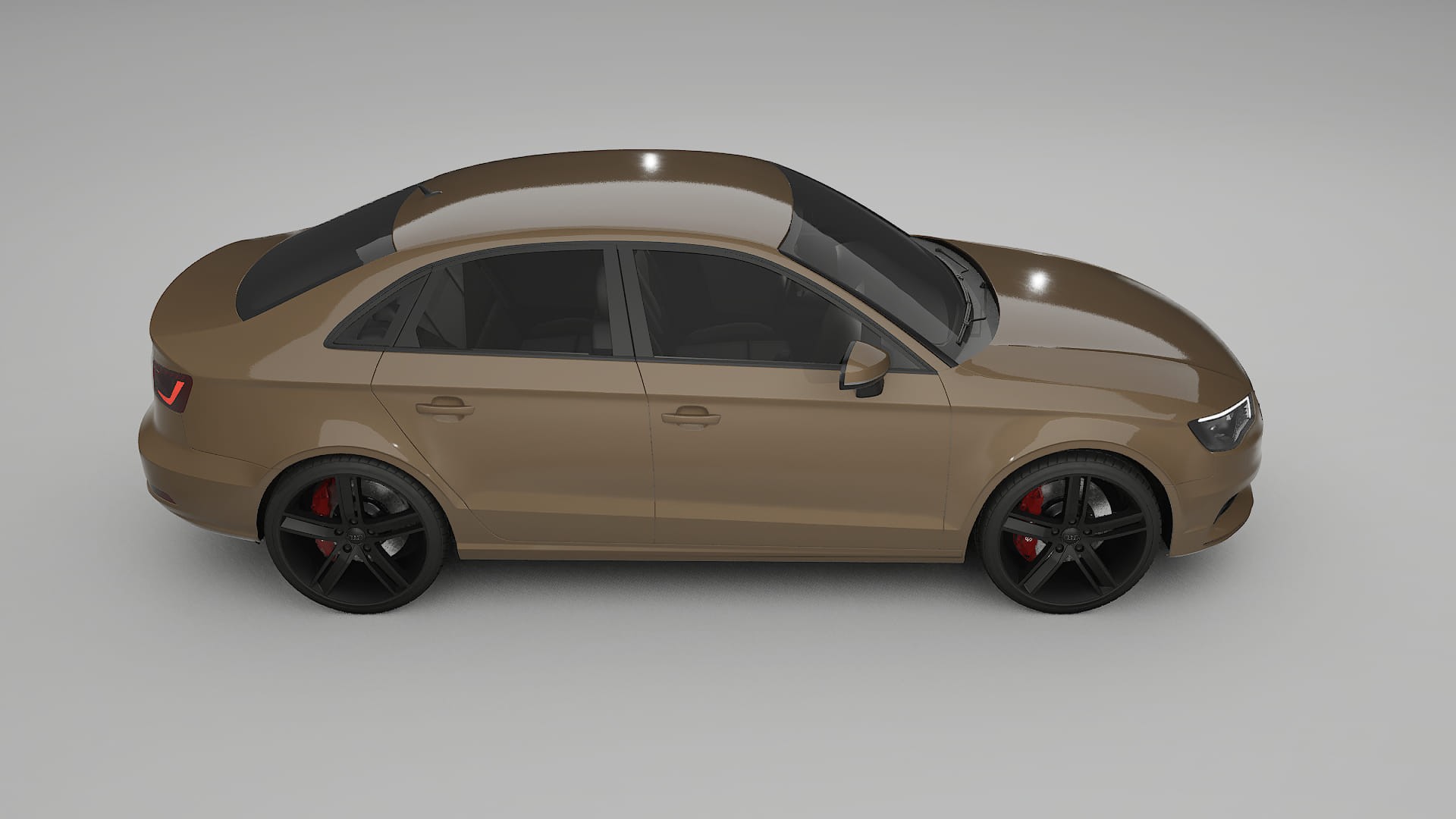 Audi A3 8V sedan prefacelift pre LCI TPU Lackschutzfolie | SAHARA Farbwechsel PPF – Komplett-Vorgeschnittener Kit