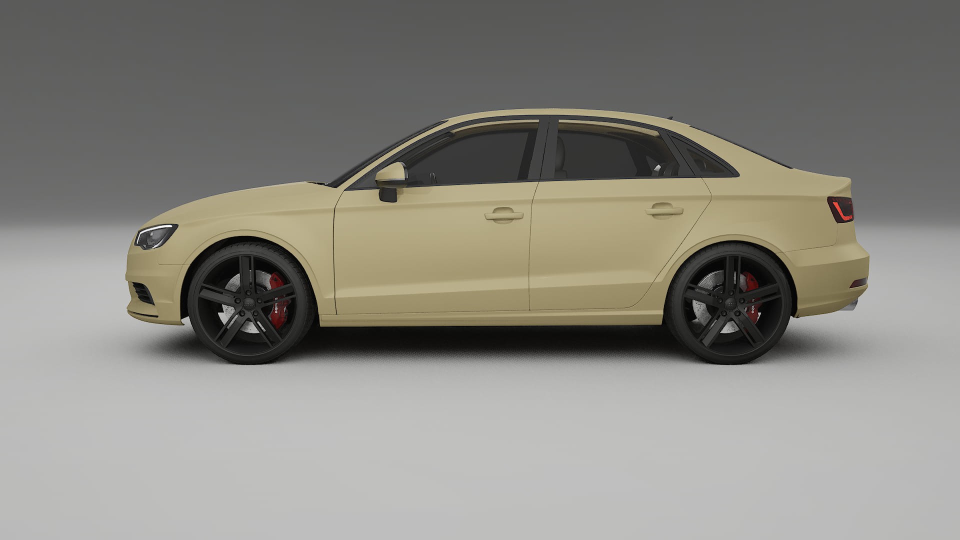 Audi A3 8V sedan prefacelift pre LCI TPU Lackschutzfolie | SAND Farbwechsel PPF – Komplett-Vorgeschnittener Kit