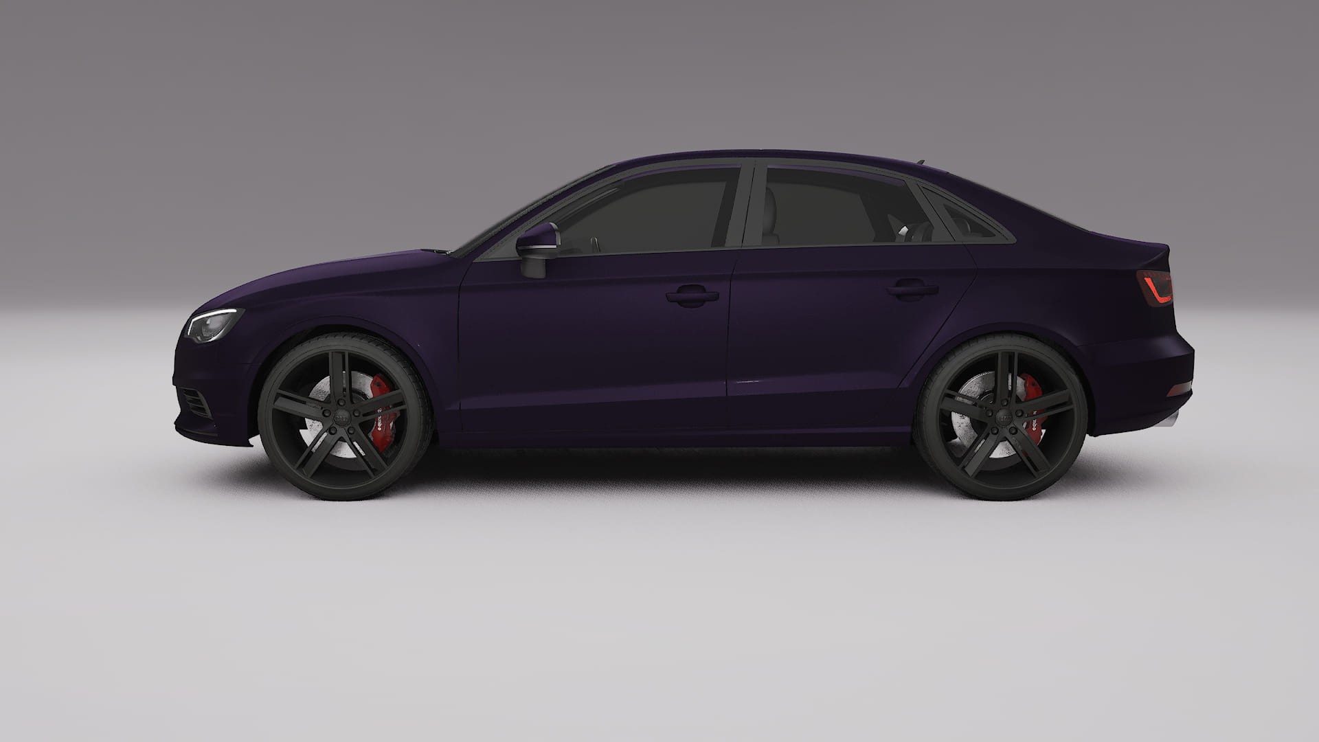 Audi A3 8V sedan prefacelift pre LCI TPU Lackschutzfolie | VIOLET Farbwechsel PPF – Komplett-Vorgeschnittener Kit