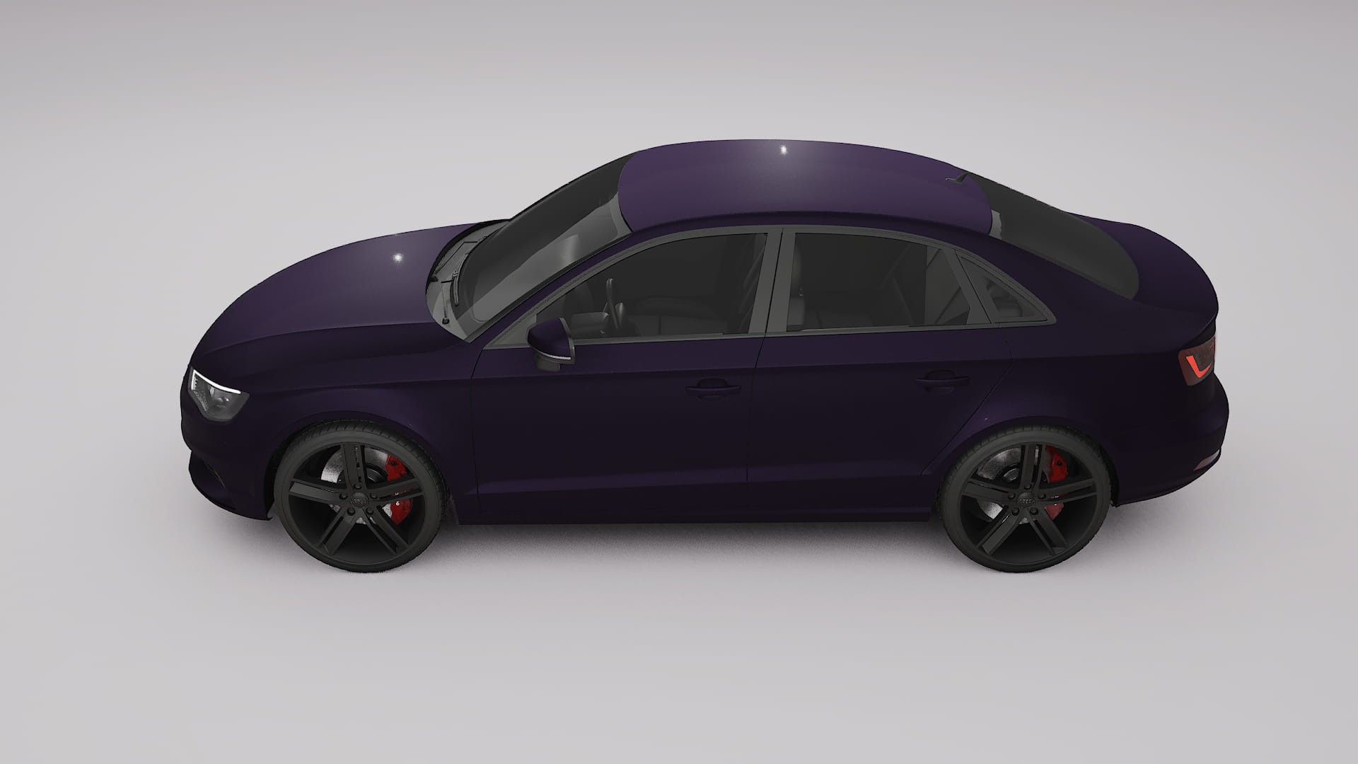 Audi A3 8V sedan prefacelift pre LCI TPU Lackschutzfolie | VIOLET Farbwechsel PPF – Komplett-Vorgeschnittener Kit