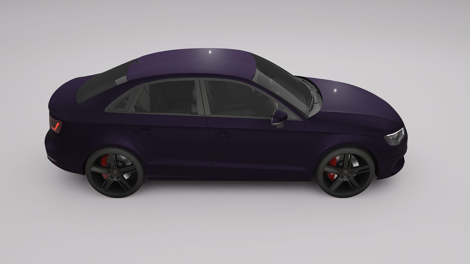 Audi A3 8V sedan prefacelift pre LCI TPU Lackschutzfolie | VIOLET Farbwechsel PPF – Komplett-Vorgeschnittener Kit