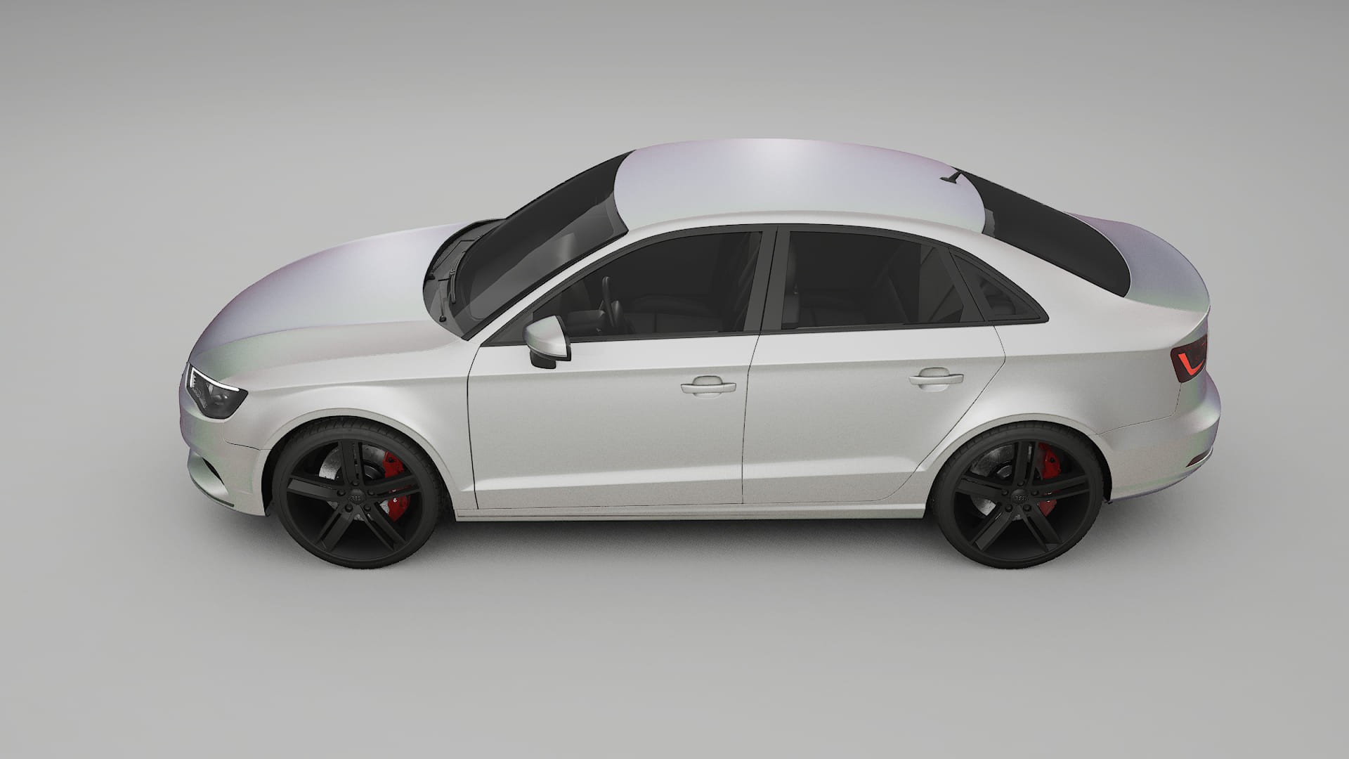 Audi A3 8V sedan prefacelift pre LCI TPU Lackschutzfolie | NEBULA Farbwechsel PPF – Komplett-Vorgeschnittener Kit